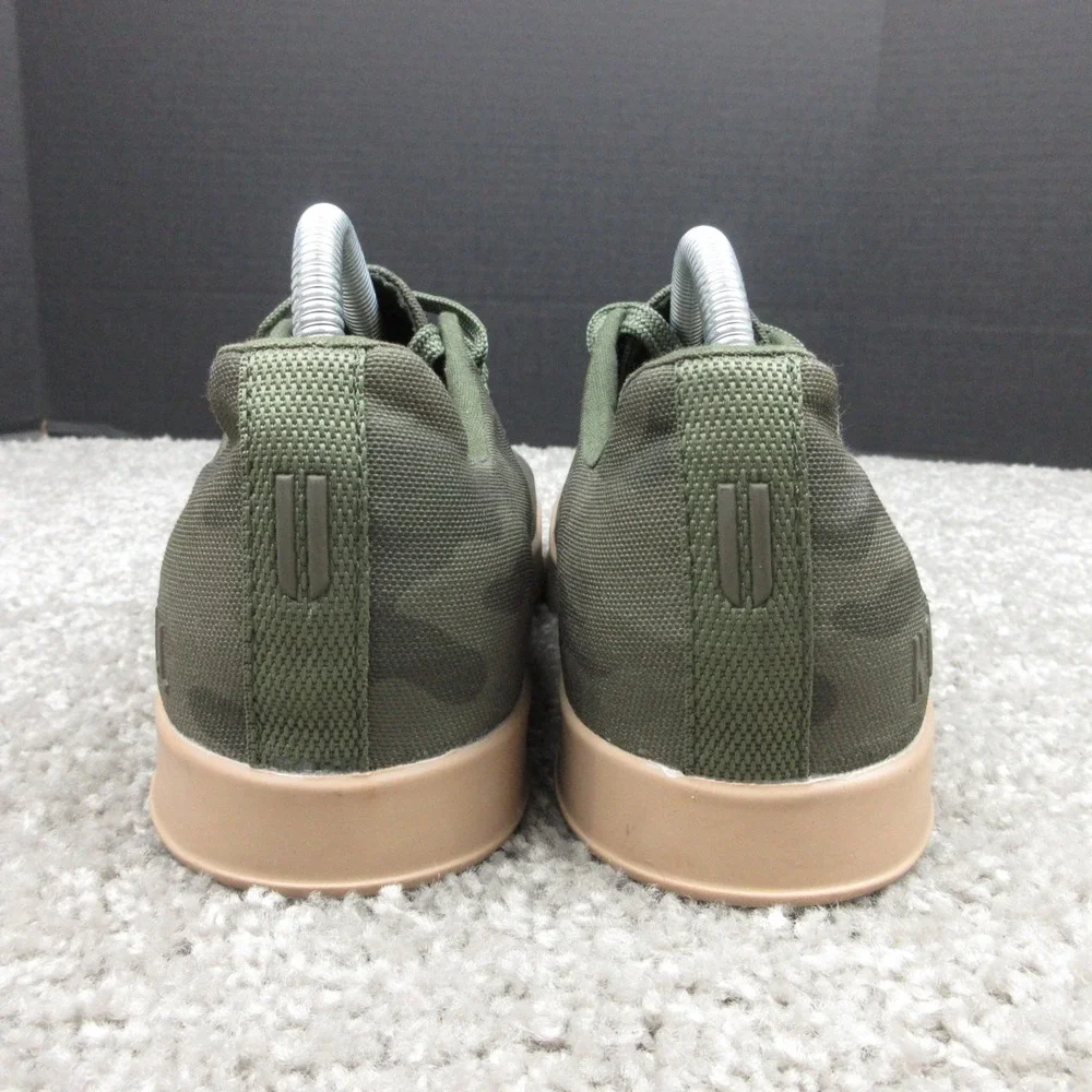 NOBULL Sneakers Mens Size 8 US Green Camo Gum Weightlifting Shoes Trainers EUC